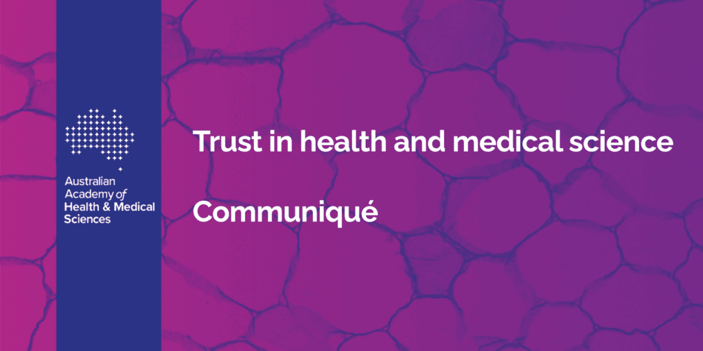 Academy sets out priorities for strengthening trust in health and medical expertise