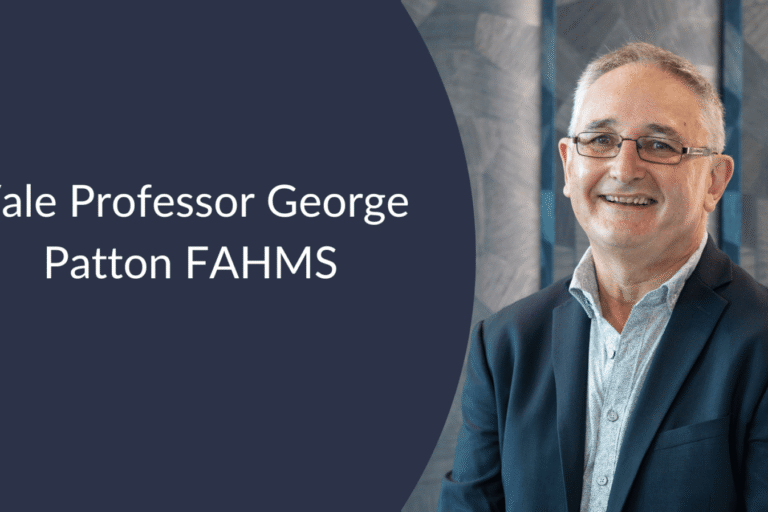 Tribute to Professor George Patton FAHMS