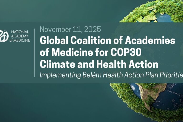 AAHMS and Global Academies launch Climate–Health Action Coalition